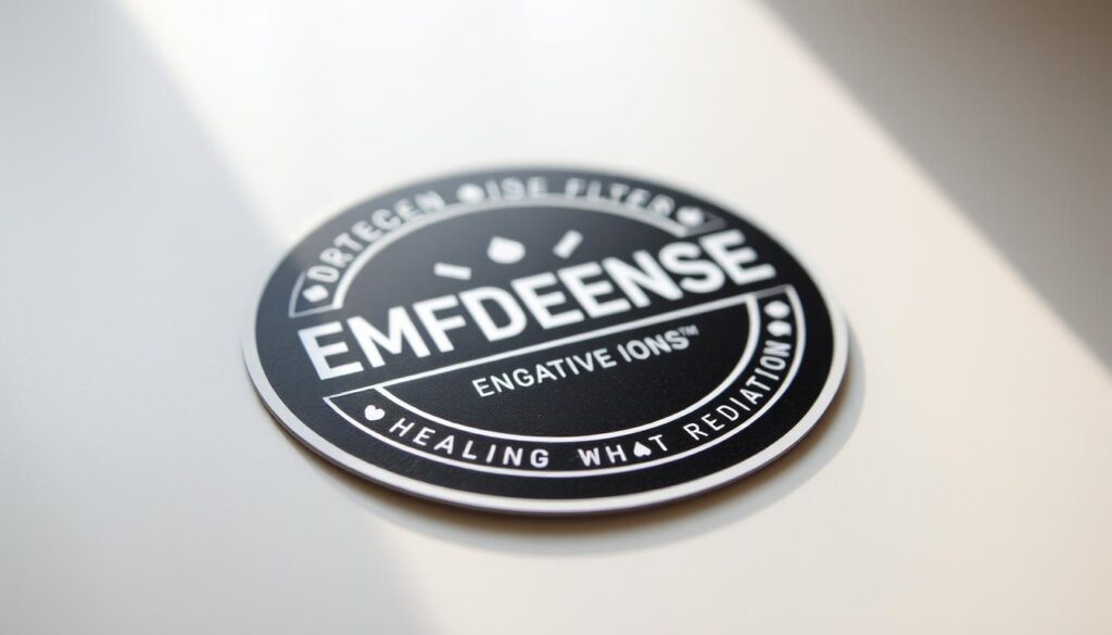 emfdefense™ negative ions sticker