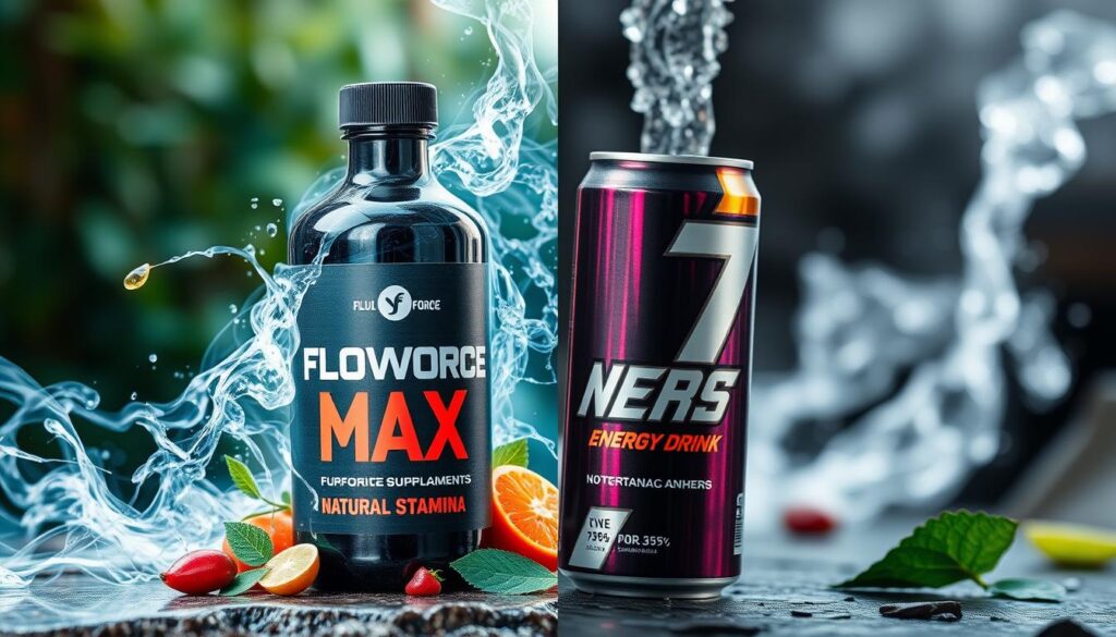 flowforce max vs traditional energy drinks